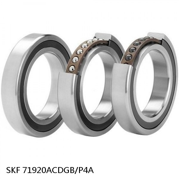 71920ACDGB/P4A SKF Super Precision,Super Precision Bearings,Super Precision Angular Contact,71900 Series,25 Degree Contact Angle